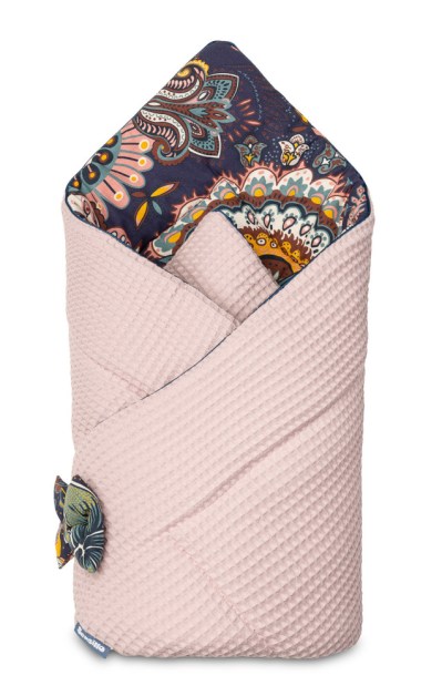 Waffle Boho Dusty Rose με κεντημένο Όνομα