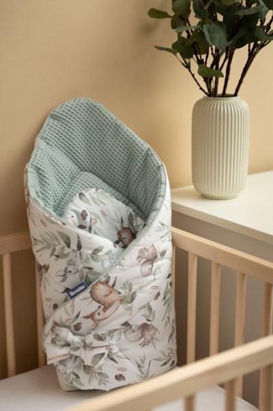 Waffle Deers Mint   με κεντημένο Όνομα