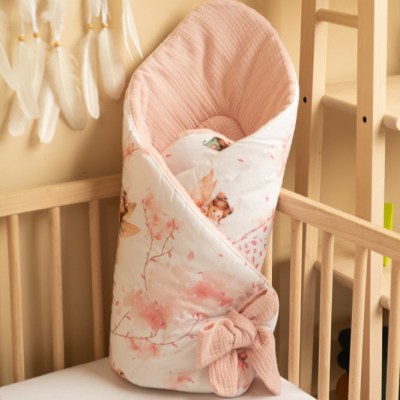 Βρεφική Κουβέρτα Νεραίδες με κεντημένο Όνομα