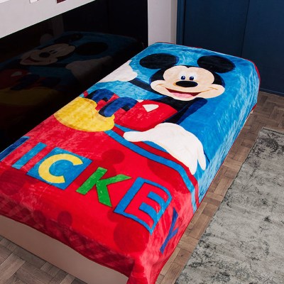 Κουβέρτα βελουτέ Disney Mickey 160Χ220