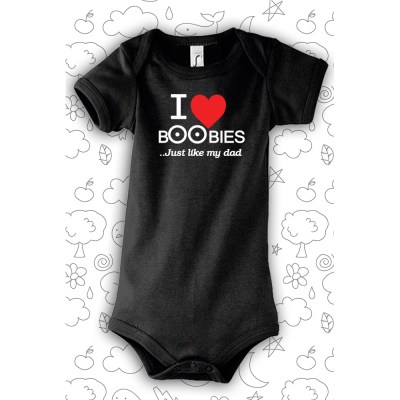 Φορμάκι με εκτύπωση I Love Boobies